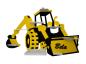 Preview: excavator yellow/black as a tonie shelf, tonie box