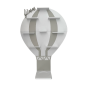 Preview: Hot air balloon light grey/white as a tonie shelf, tonie box - personalisable