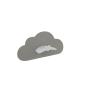 Preview: Headphone holder Earphone holder - cloud with heart - light grey/white