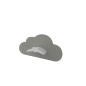 Preview: Headphone holder Earphone holder - cloud with heart - light grey/white