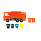 Preview: Garbage truck + set of 4 bins as a Tonie shelf, Tonie box