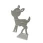 Preview: Deer light grey as a tonie shelf, tonie box - Kopie