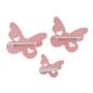 Preview: Butterfly set of 3 Pink suitable for Tonie Tonie's Tonie figures