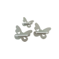 Preview: Butterfly set of 3 light grey suitable for Tonie Tonie's Tonie figures - Kopie