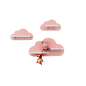 Preview: Cloud set as Tonie shelf Tonie Toniebox Pink