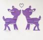 Preview: Deer set purple (including a small heart) as a tonie shelf, tonie box