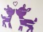 Preview: Deer set purple (including a small heart) as a tonie shelf, tonie box