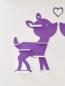 Preview: Deer set purple (including a small heart) as a tonie shelf, tonie box