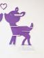 Preview: Deer set purple (including a small heart) as a tonie shelf, tonie box