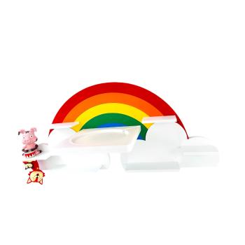 Colorful rainbow as a tonie shelf, tonie box