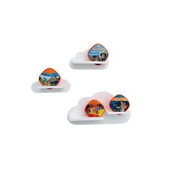 Wolken-Set Weiß für SpeakerBuddy-Münzen