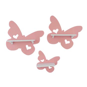 Butterfly set of 3 Pink suitable for Tonie Tonie's Tonie figures