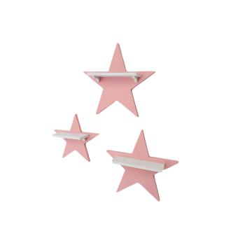 Set of 3 pink stars suitable for Tonie Tonie's Tonie figures