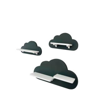 Cloud set as Tonie shelf Tonie Toniebox dark grey