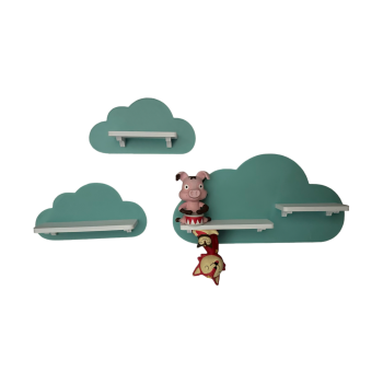 Cloud set as Tonie shelf Tonie Toniebox Turquoise