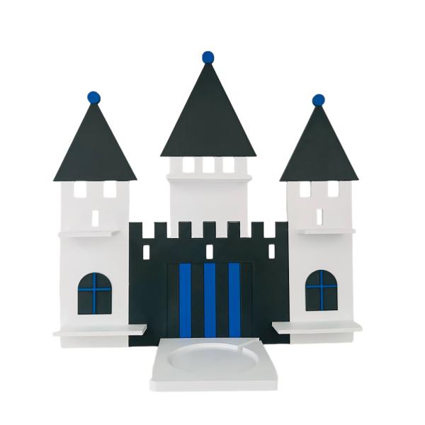 Castle anthracite/blue as a tonie shelf, tonie box