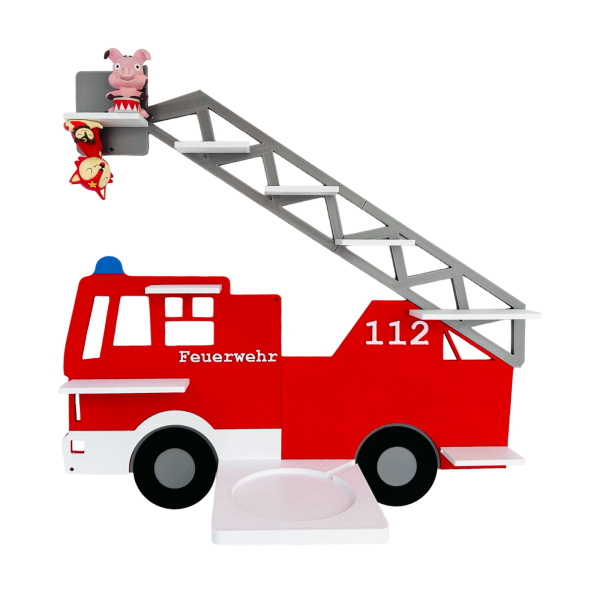 Fire engine as a Tonie shelf, Tonie box