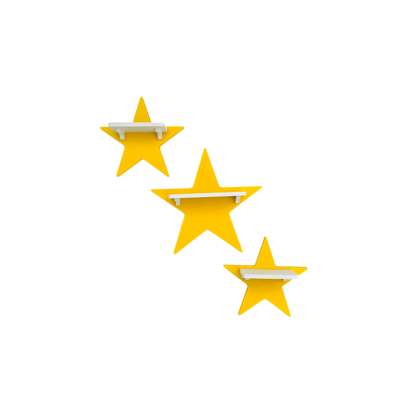 Set of 3 yellow stars suitable for Tonie Tonie's Tonie figures