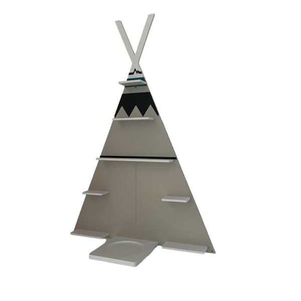 Tipi light gray as a tonie shelf, tonie box