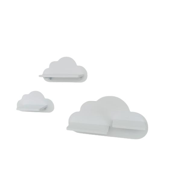 Cloud set as Tonie shelf Tonie Toniebox White