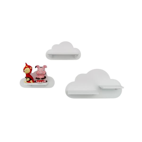 Cloud set as Tonie shelf Tonie Toniebox White