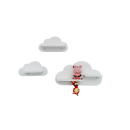 Cloud set as Tonie shelf Tonie Toniebox White